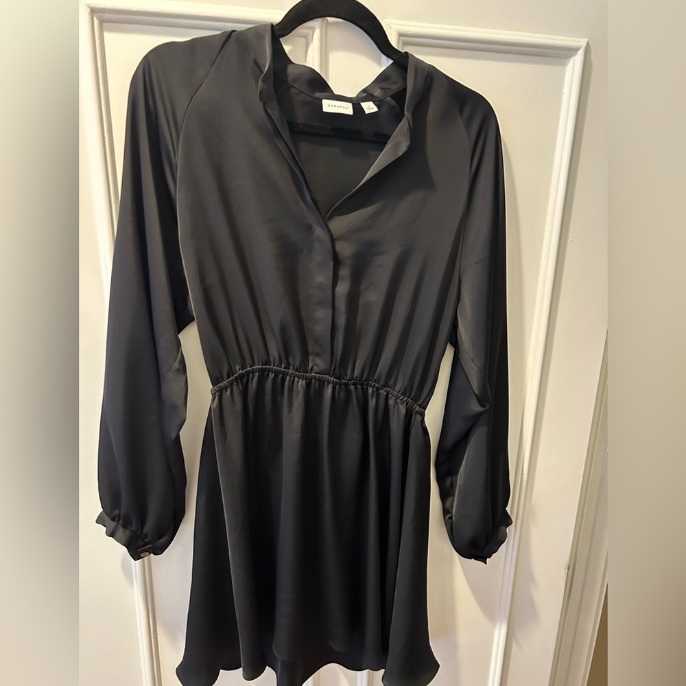 Aritzia Black Long Sleeve Dress Bomboa Aritzia brand